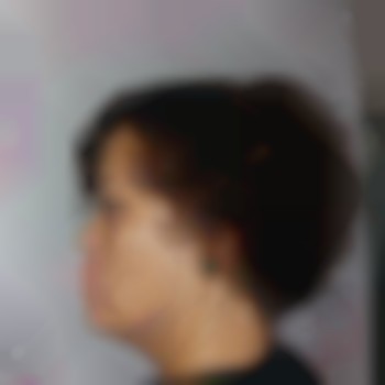 Круглая градация на кудрявый волос