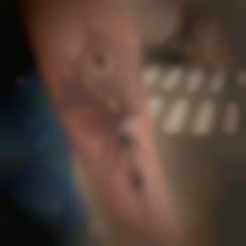 Тату для дівчат на передпліччі лотос, фото - Тату майстер Екатерина Завгородянская