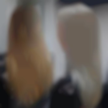 Окрашивание в технике Airtouch 
До/после