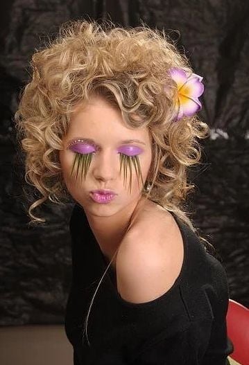 Необычный макияж глаз для фотосессии, фото -  Bella Donna