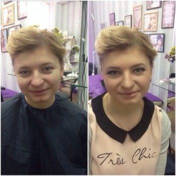 оформление бровей, наращивание ресниц, профессиональный макияж