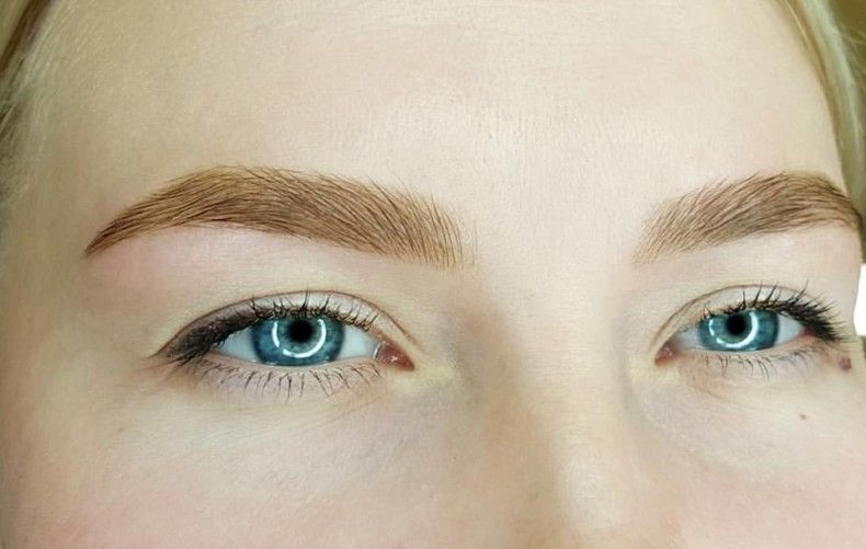 Пудрові брови міжвійка перманент брів, фото -  The Brow Bar