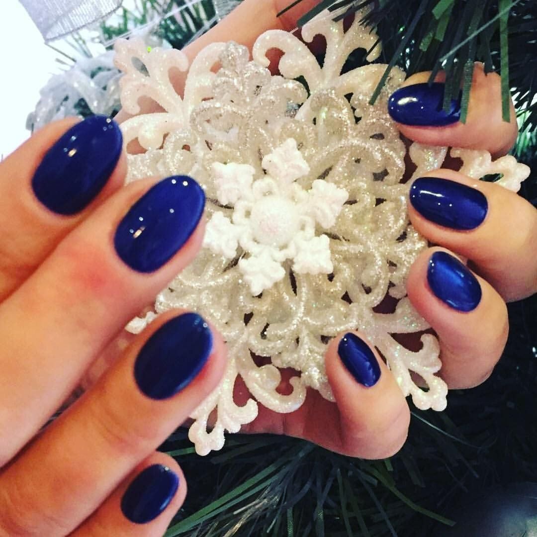 Манікюр котяче око металік зимній, фото -  Версаль