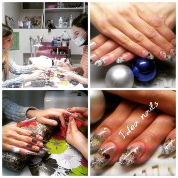 Наращивание ногтей гелем
                    Ногтевая студия Идея Харьков