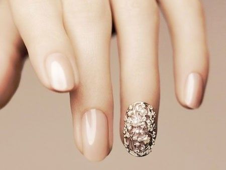 Для дівчат на пальцях орнамент, фото -  Manicure Cafe