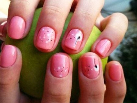 Для дівчат на пальцях кольорові, фото -  Manicure Cafe