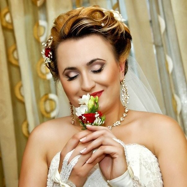 Весільний макіяж очей гарний, фото - Візажист София Олейник