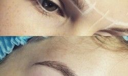 Коррекция бровей + окрашивание краской Візажист Вероника Пятина Дніпро