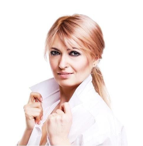 Фотосесія у студії на білому тлі сорочці, фото - Візажист Екатерина Кожемяко