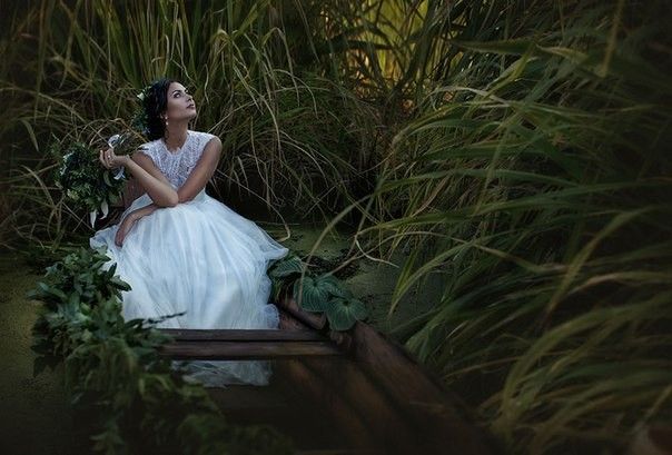 Фотосесія на природі весільна у воді, фото -  Яна Мальцева