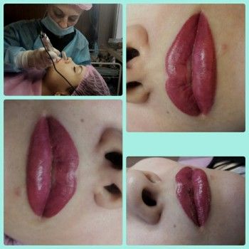 Татуаж губ перманентний макіяж, фото -  Икона стиля