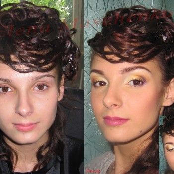 Жіноча зачіска професійний макіяж, фото -  Maschenko Make Up Studio
