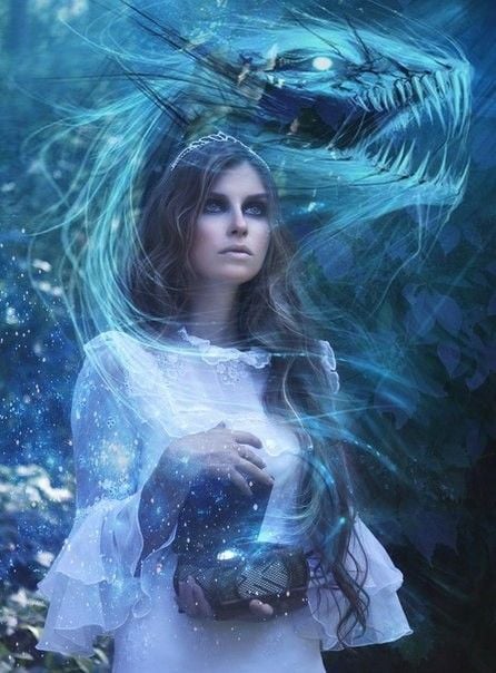 Фотосесія на природі у лісі містична, фото - Візажист Елена Кожушко
