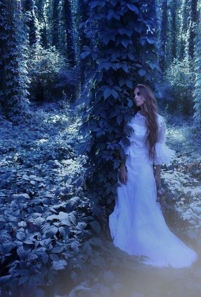 Фотосесія на природі у лісі містична, фото - Візажист Елена Кожушко