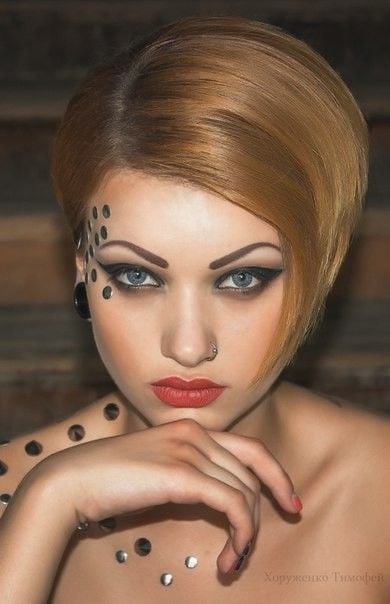 Стильна фотосесія портретна художня, фото - Візажист Елена Кожушко