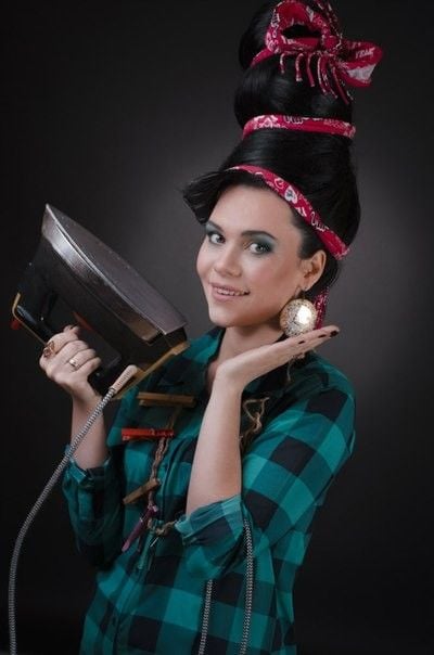 Фотосесія у студії в стилі ретро портретна, фото - Візажист Инна Орел