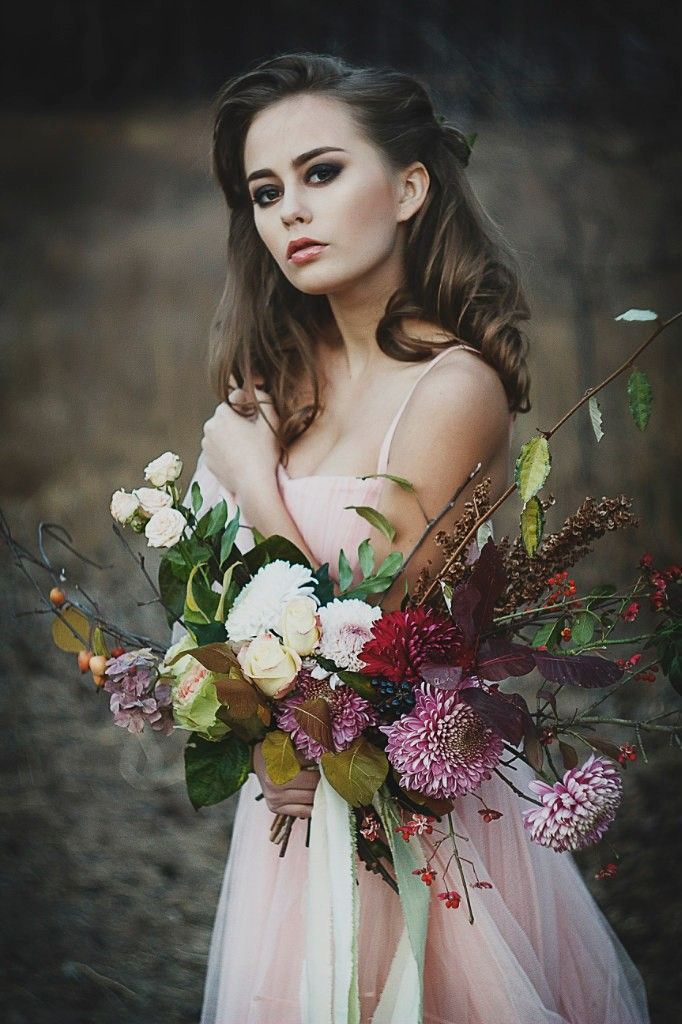Фотосесія на природі ніжна у сукні, фото - Візажист Елена Беленко