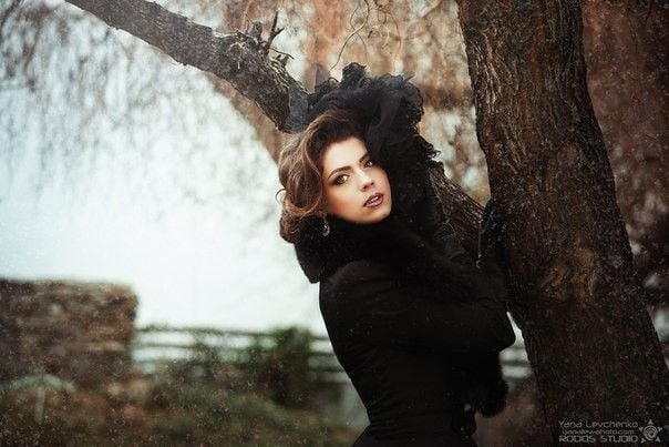 Фотосесія на природі зимова стильна, фото - Візажист Екатерина Ивко