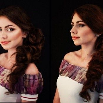 Вечерняя прическа
                    Парикмахер Настя Малина Кривой Рог