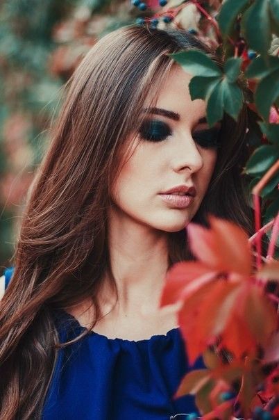 Осіння фотосесія на природі стильна, фото - Візажист Александра Захарова