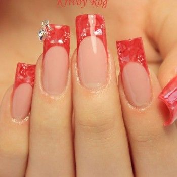 Наращивание декоративный арт-френч
                    Майстер манікюру Анна Фесенко Кривий Ріг