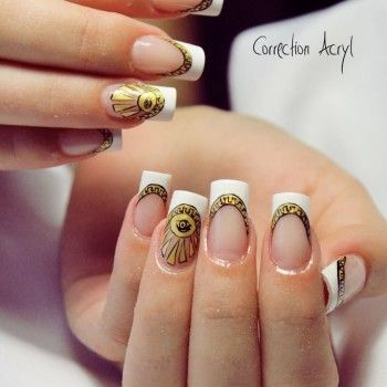 Наращивание декоративный арт-френч
                    Майстер манікюру Анна Фесенко Кривий Ріг