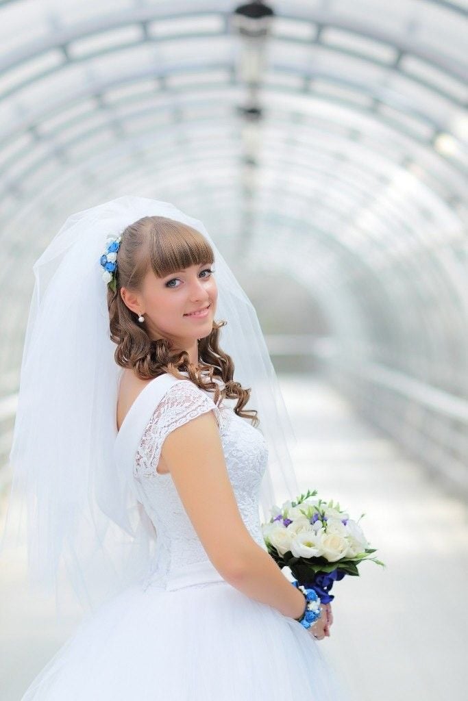 Весільна фотосесія портретна у сукні, фото - Перукар-колорист Iнесса Мятенко