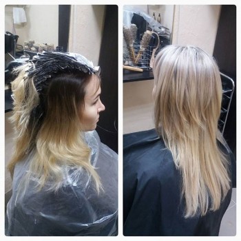 Мелирование
                    Парикмахер Анна Лихачева Днепр