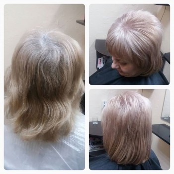 Окрашивание волос в один тон
                    Парикмахер Анна Лихачева Днепр