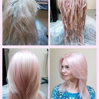 Окрашивание волос в один тон
                    Парикмахер Анна Лихачева Днепр