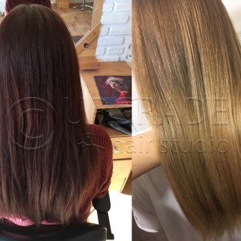 Окрашивание волос
                    Салон красоты Upgrade Харьков