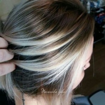 Складне фарбування рельєфне передніх пасм, фото -  Юлия Мойсеенко