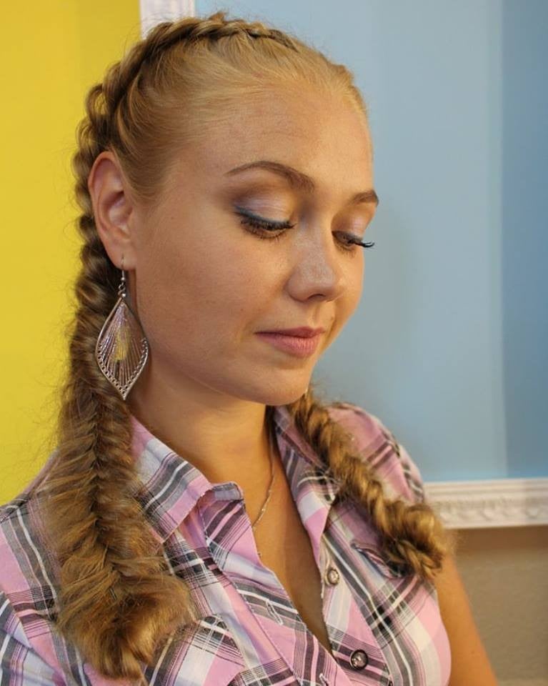 Стрижка на длинные волосы женская плетение волос, фото -  Beauty Ann
