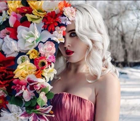 Зимова фотосесія яскрава стильна, фото - Перукар Анна Гончар