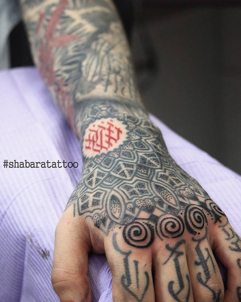 Для хлопців рукав кольорові, фото -  Shabara Tattoo