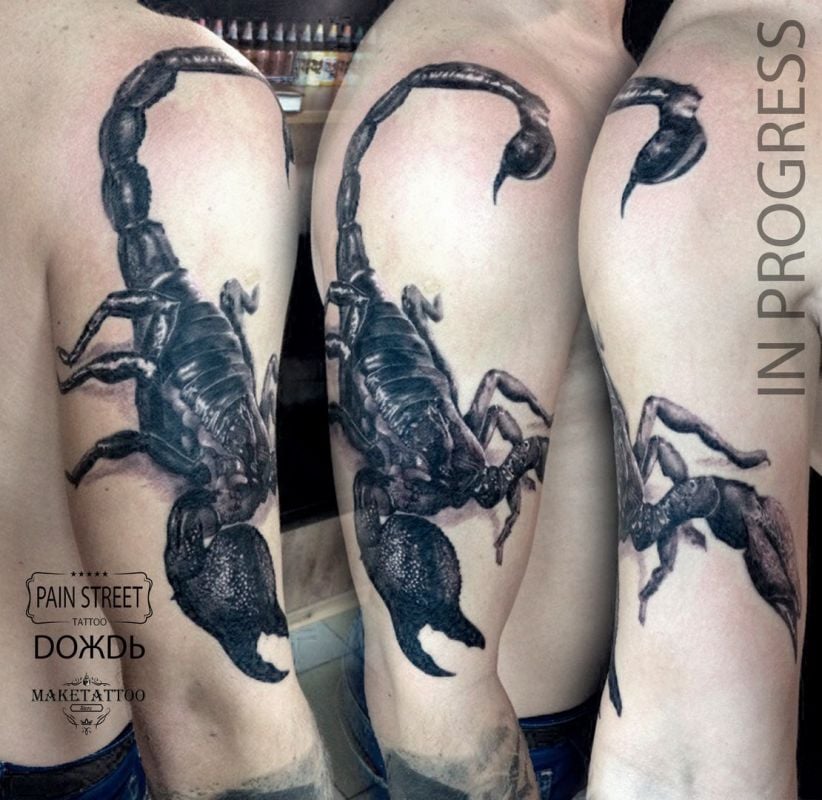 Для хлопців на плечі реалізм, фото - Тату майстер Иван Дождь