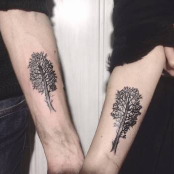 Тату для хлопців дівчат чорно-білі, фото - Тату майстер Юля Бабич