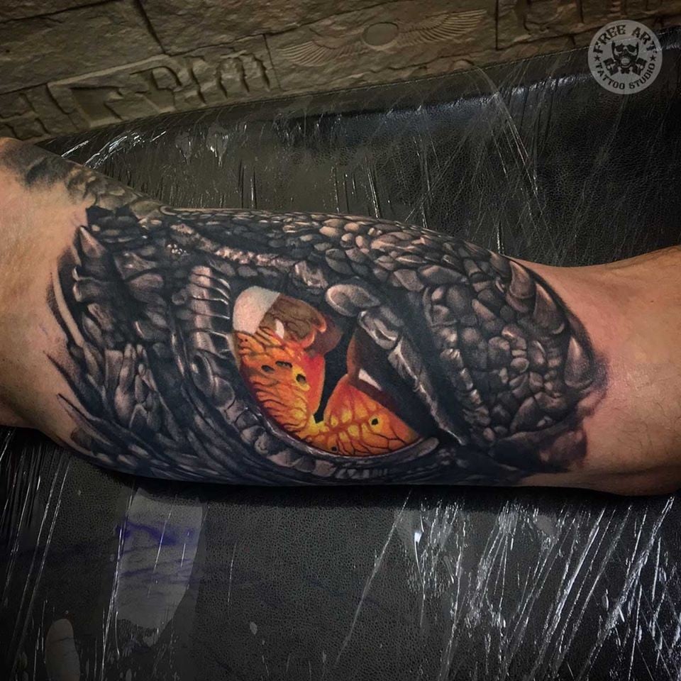 Для хлопців око на руці, фото - Тату салон Free Art Tattoo