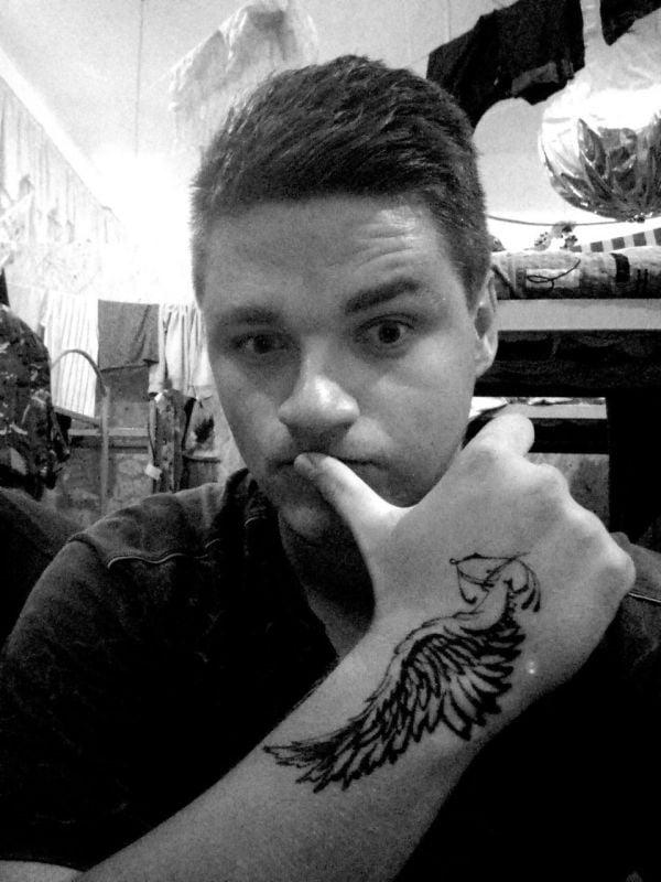 Для хлопців на зап'ясті хною, фото - Тату майстер Geo