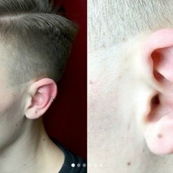 Пирсинг ушей
                    Тату-студия VeAn Tattoo White Одеса