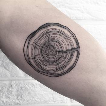 Тату для хлопців на руці чорно-білі, фото - Тату майстер Алина Высоцкая