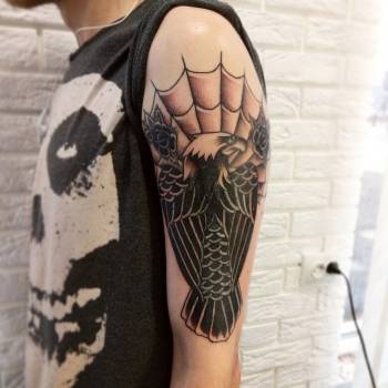 Тату мужские на руке цветные, фото - Тату мастер Алина Высоцкая