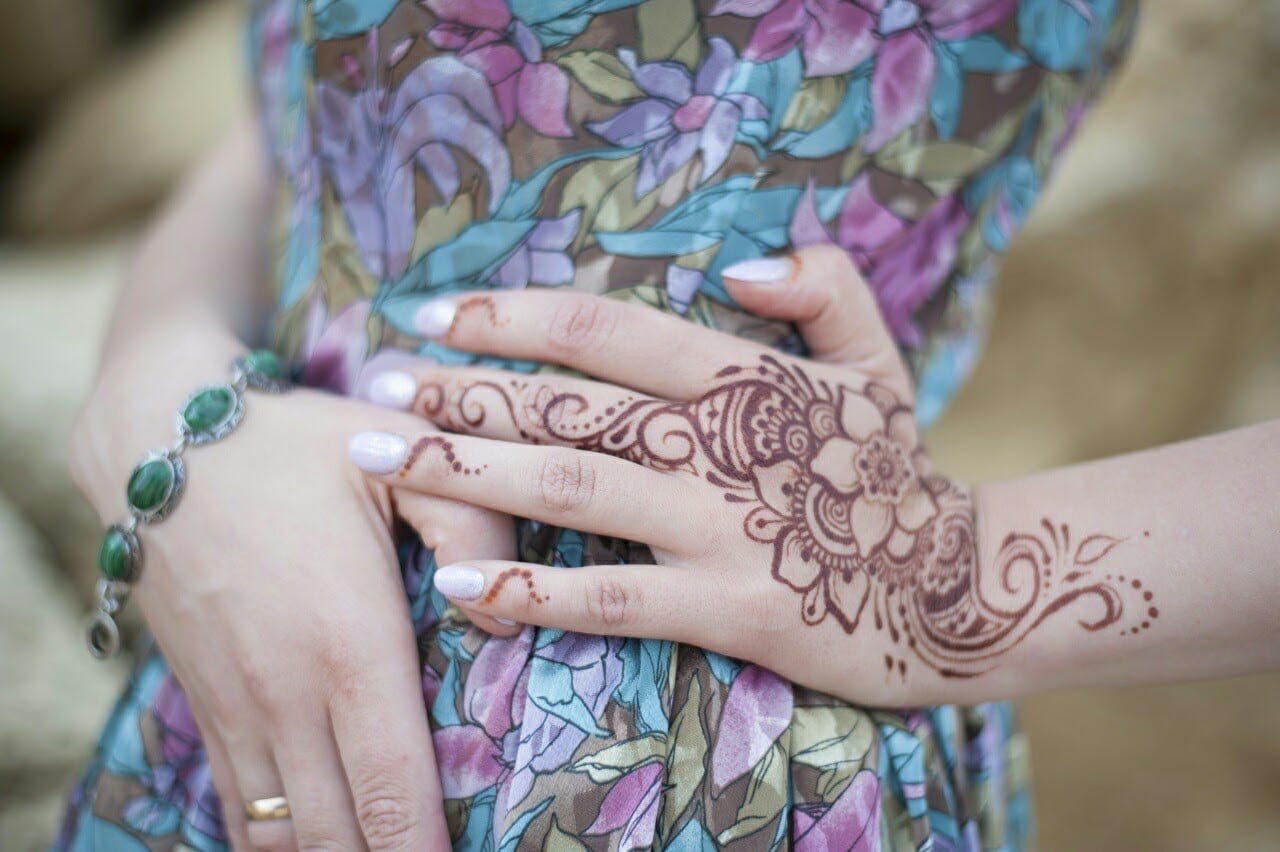 Роспись хной - 200 грн площадью в одну ладошку. (Работа на ф, фото - Тату майстер Анна Рубан