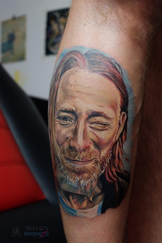 Для хлопців на нозі кольорові, фото - Тату майстер Катерина Меринова