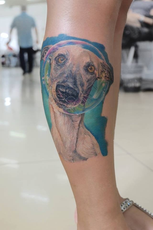 Для дівчат на нозі кольорові, фото - Тату майстер Катерина Меринова