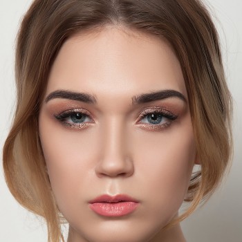 Легкий макияж нюдовый дневной, фото - Визажист Светлана Лысенко