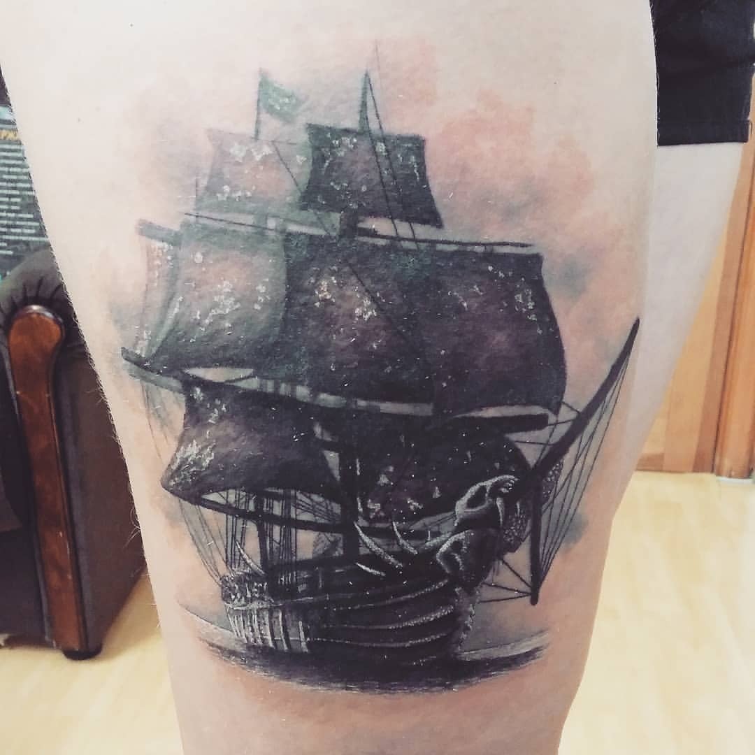 Для хлопців реалізм чорно-білі, фото - Тату майстер Артур Дедков