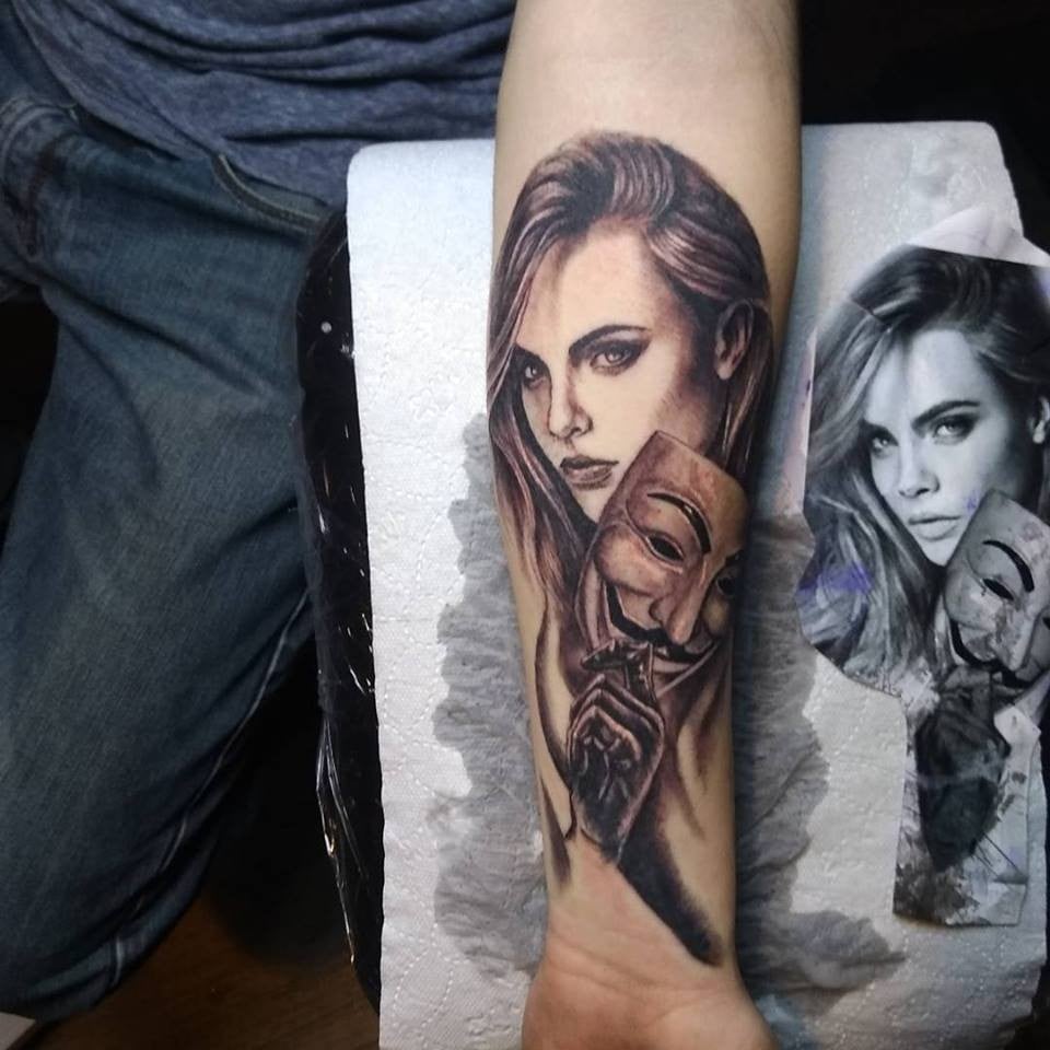 Для хлопців на передпліччі реалізм, фото - Тату майстер Николай Псарюк