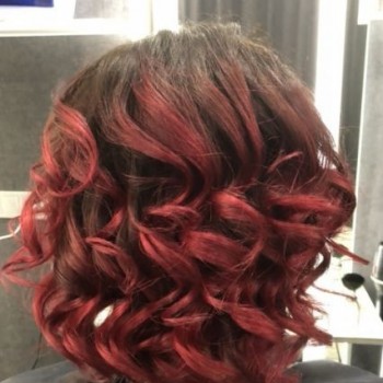 Балаяж шатуш каштановый цвет волос, фото -  Оксана Заразка