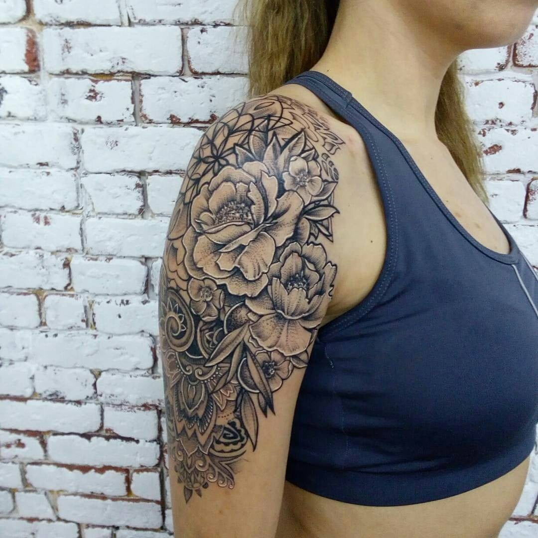 Ornamental tattoo, фото - Тату мастер Александр Дубровин
